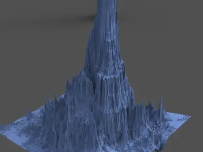 Dark Tower Mountain 3D model