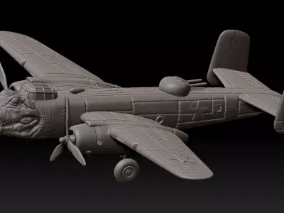 Bombardiro Crocodilo 3D print model