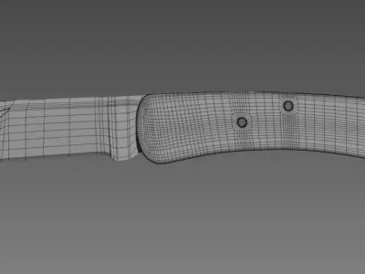 Knife buck 110 Free low-poly 3D model