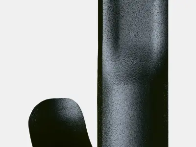 BROR Hook for post Low-poly 3D model