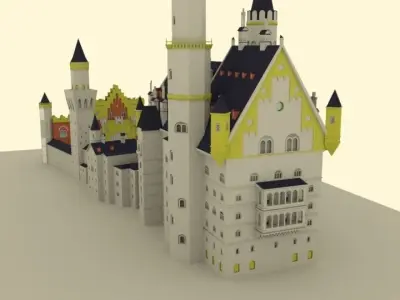Neuschwastein Castle 3D model