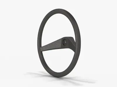 Mercedes-Benz MB 100 Steering Wheel Low-poly 3D model