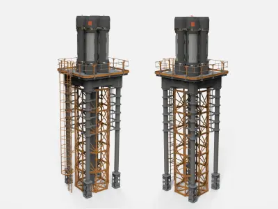 sci fi props 2 3D model