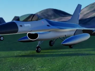 F-16 Aircraft 3D model