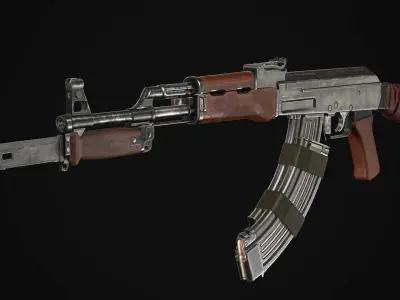 Knife AK Low-poly 3D model