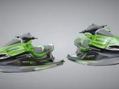 Jetski 3D model buy