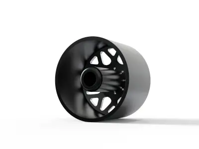 FRONT SPECIALITY FORGED D009 WHEEL 3D MODEL 3D model