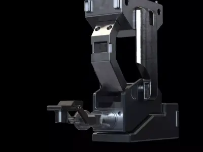 Robotic arm mechanical industry tech 3D model