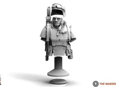 Universal Guard - Bust 3D print model