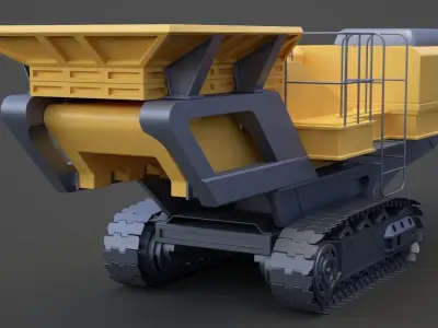 construction machinery 01 3D model