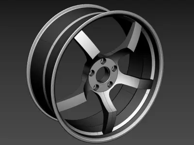 Aftermarket Tuner Wheels Free Free 3D model