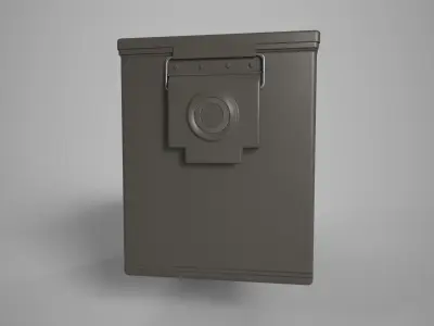 Ammo Box Low-poly 3D model
