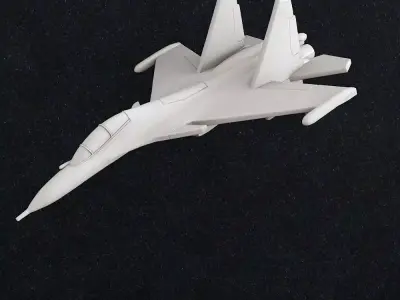 Fighter aircraft 3D print model
