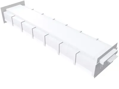 sci-fi  corridor 3D model purchase