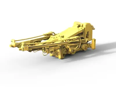 Mining Lore Bohrer Bergbau Bohrer Drilling 3D print model
