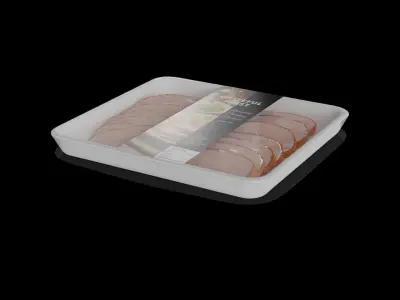Deli sausages Smoked Turkey Breast 3D model purchase