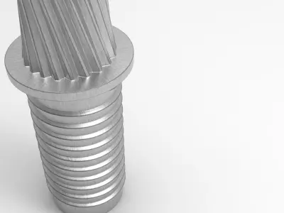Jor Msfix Bolt Low-poly 3D model