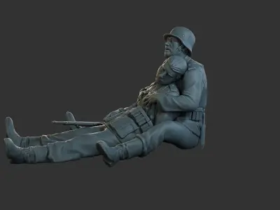German soldiers ww2 G9 3D print model