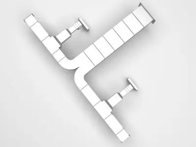 HVAC Ductwork 3D model
