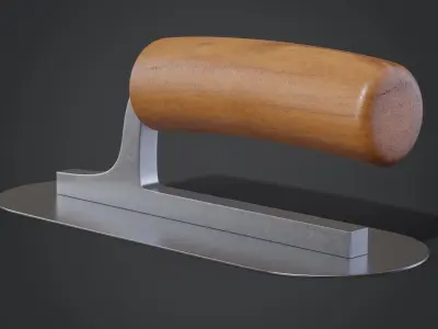 Mini Pool Trowel 3D model