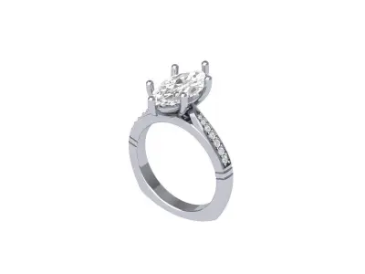 Wedding Ring  3D print model 337