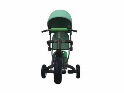 Baby stroller tricycle 01 3D model