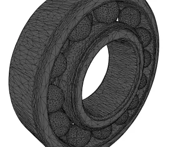 Industrial Ball Bearing Mechanism 3D model