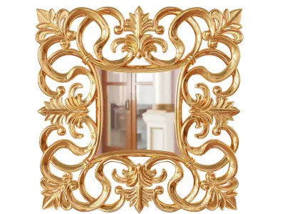 Mirror Italian Baroque 3D model