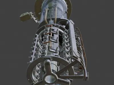 Transformer on-load tap changer OILTAP MS 3D model