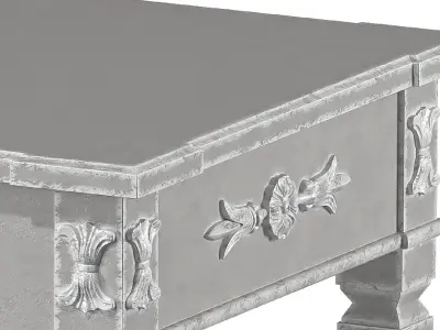 eloquence zinnia side coffee table 3D model