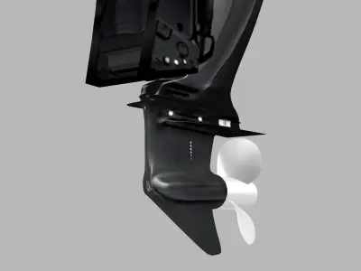 Mercury Boat Motor 3D model