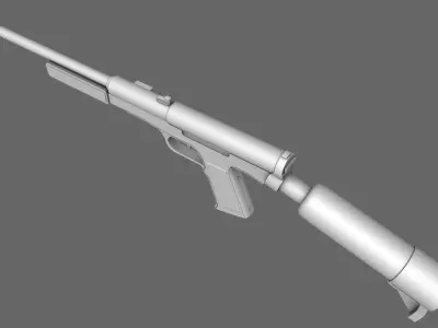 Paintball Gun Free 3D model