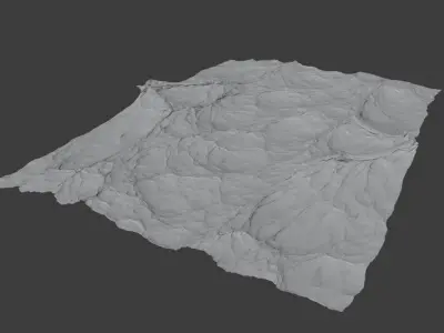 ocean water drop 3D model