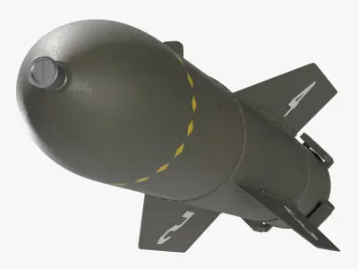  AN-M66 2000 lb Aerial Bomb Dark Green 