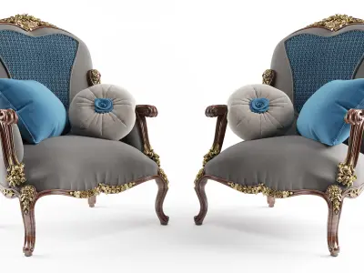 armchair 2 3D model