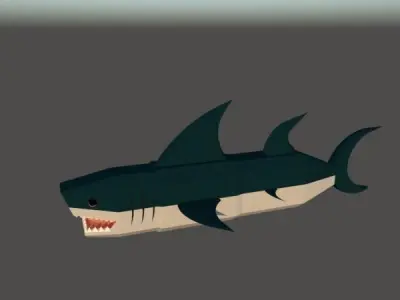 Shark 3D model 3