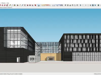 Sketchup Office building H6 3D model