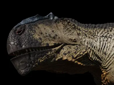 Mapusaurus Low-poly 3D model