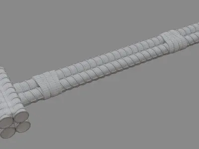 Rebar Sledgehammer Free low-poly 3D model