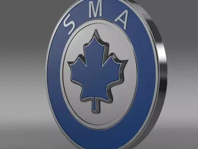 sma logo 3D model by Sergey