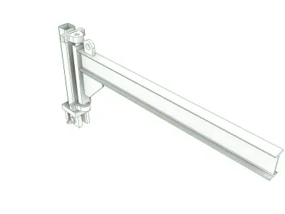 250Kg CRANE Low-poly 3D model