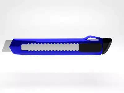 Low Poly - Carpet Knife Low-poly 3D model