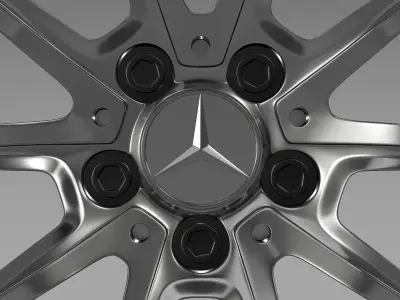 Mercedes Benz AMG GT rim 3D model