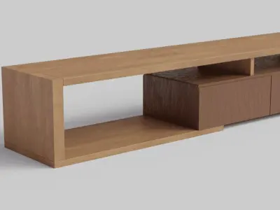 table minimalist contemporary Free low-poly 3D model
