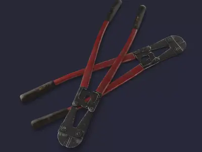 Bolt Cutter Low-poly 3D model purchase