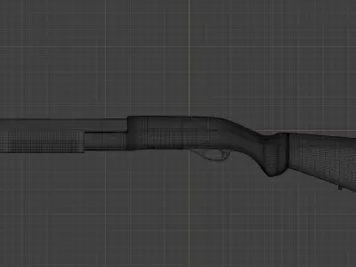CM350 Shotgun Free 3D model