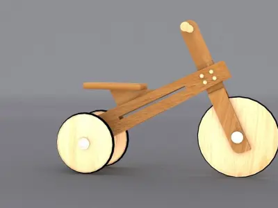 BamBam Bike  Low-poly 3D model