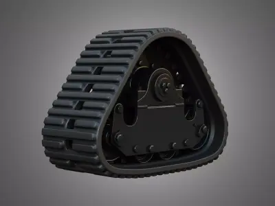 S76 Skid Steer Crawlers 3D model