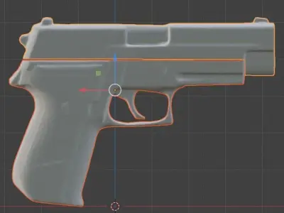 F226 HANDGUN PISTOL 3D model
