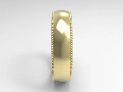 woman solitaire ring 7 part r00128 3D print model